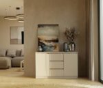 Komoda Malwa 2D3S KASZMIR BEŻ - obrazek 2