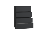 Komoda Malwa M4 CZARNY - obrazek 2