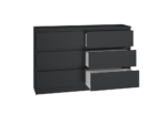 Komoda Malwa M6/120 CZARNY - obrazek 2