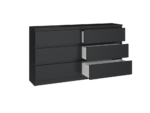 Komoda Malwa M6/140 CZARNY - obrazek 2