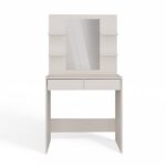 Toaletka Kosmetyczna z Lustrem Do Makijażu MARINA 4P + Biurko 2S KASZMIR - obrazek 7