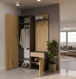 Garderoba DUO ANTRACYT ARTISAN - obrazek 3