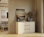 Komoda Malwa 2D3S KASZMIR BEŻ - obrazek 3