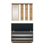 Garderoba Parma PARMA ANTRACYT ARTISAN - obrazek 3