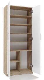 Regał Oliv 2D BIAŁY SONOMA - obrazek 2