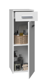 Słupek łazienkowy Nel V DS BIAŁY - obrazek 6