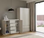 Komoda Malwa 2D4S 120 KASZMIR BEŻ - obrazek 3