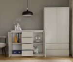 Komoda Malwa 2D4S 120 KASZMIR BEŻ - obrazek 6