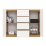 Komoda Malwa 2D4S 120 DĄB ARTISAN BIEL - obrazek 7