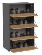 Szafka na obuwie MODO X2 ANTRACYT ARTISAN - obrazek 2