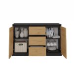 Komoda Malwa 2D3S ANTRACYT ARTISAN - obrazek 4