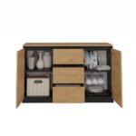 Komoda Malwa 2D3S/BA ANTRACYT DĄB ARTISAN - obrazek 6