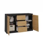 Komoda Malwa 2D3S ANTRACYT ARTISAN - obrazek 2