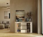 Komoda Malwa 2D3S KASZMIR BEŻ - obrazek 5