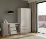 Komoda Malwa 2D3S KASZMIR BEŻ - obrazek 6