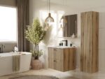 SZAFKA POD UMYWALKĘ TIGO 60 2S DĄB EVOKE RYFLOWANY FRONT + UMYWALKA - obrazek 7
