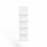 Regał Wiszący R5P 5 Półek Na Książki Do Biura Salonu Pokoju Dziecka BIAŁY - obrazek 7