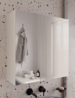 Szafka Łazienkowa Wisząca Z Lustrem Nad Umywalkę POLA 2DL 2 Drzwi KASZMIR - obrazek 2