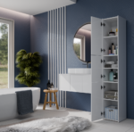 Słupek łazienkowy Sara S33 BIAŁY - obrazek 2