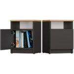 Szafka nocna GALAX 30/1D ANTRACYT ARTISAN