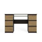 Biurko KUBA ANTRACYT DĄB ARTISAN - obrazek 5