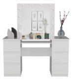 Zestaw Toaletka KUBA + LUSTRO MARINA Biały - obrazek 5