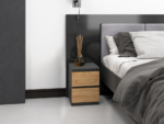 Szafka nocna Malwa M2 ANTRACYT ARTISAN - obrazek 4