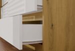 Komoda Malwa M6 120 DĄB ARTISAN BIAŁY - obrazek 4