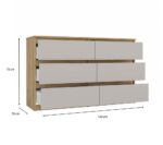 Komoda Malwa M6/120 ARTISAN KASZMIR - obrazek 7