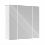 Szafka Łazienkowa POLA 3L Wisząca Z 3 Lustrami Nad Umywalkę 3 Drzwi BIAŁA