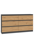 Komoda Malwa M6/140 ANTRACYT ARTISAN