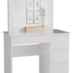 Zestaw toaletka Marina T/L+MIJ/P BIAŁY