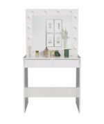 Zestaw toaletka Marina T+ 2S+L BIAŁY - obrazek 3