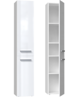 Słupek łazienkowy Nel II BIAŁY POŁYSK