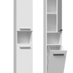 Słupek łazienkowy Nel III BIAŁY