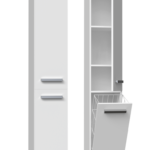 Słupek łazienkowy Nel IV BIAŁY