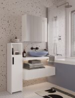 Szafka Łazienkowa POLA 3L Wisząca Z 3 Lustrami Nad Umywalkę 3 Drzwi BIAŁA - obrazek 5
