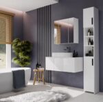 Szafka Łazienkowa POLA 3L Wisząca Z 3 Lustrami Nad Umywalkę 3 Drzwi BIAŁA - obrazek 6