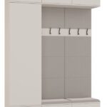 Garderoba HAGA III 1Sz2W KASZMIR BEŻ Szafa + 2x Wieszak