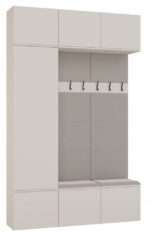 Garderoba HAGA III 1Sz2W KASZMIR BEŻ Szafa + 2x Wieszak
