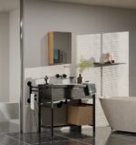 Szafka Łazienkowa Wisząca POLA 1DL DĄB ARTISAN - obrazek 5