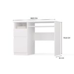 Biurko PORTO LEWE BIAŁY - obrazek 5