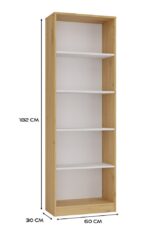 Regał Onyx R60 DĄB ARTISAN BIEL - obrazek 7