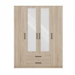 Szafa ROMANA 160 Z Lustrem DĄB SONOMA - obrazek 4