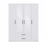 Szafa ROMANA 160 Z Lustrem BIAŁA - obrazek 5