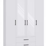 Szafa ROMANA 160 Z Lustrem BIAŁA