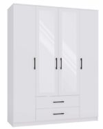 Szafa ROMANA 160 Z Lustrem BIAŁA