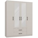 Szafa Romana 160 X 205 LUSTRO KASZMIR BEŻ