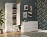 Szafa Romana 80 Z LUSTREM BIAŁA - obrazek 3