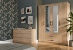 Szafa ROMANA 160 Z Lustrem DĄB SONOMA - obrazek 3